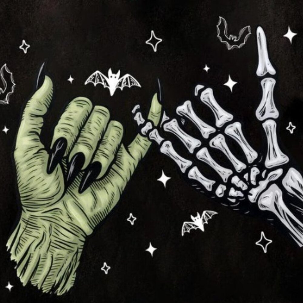 Halloween Skeleton Tee, Funny Halloween Graphics Tee - Picture 2 of 3